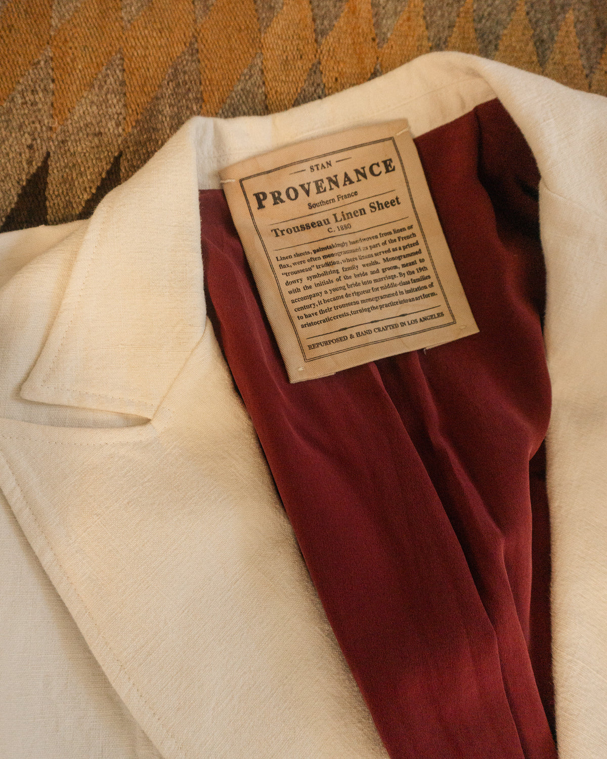 Trousseau Linen Coat - M