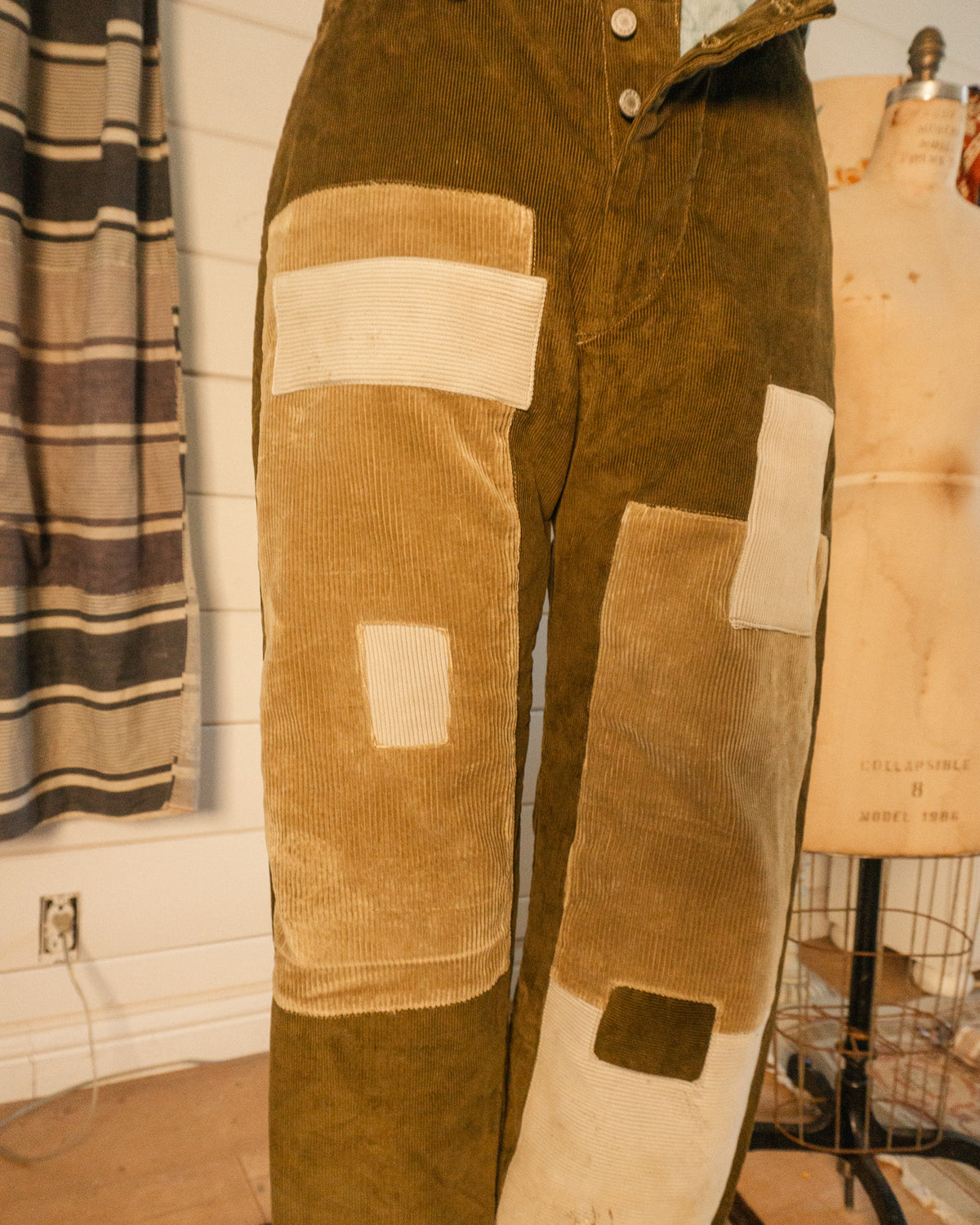 Patched Cord Pant - 32