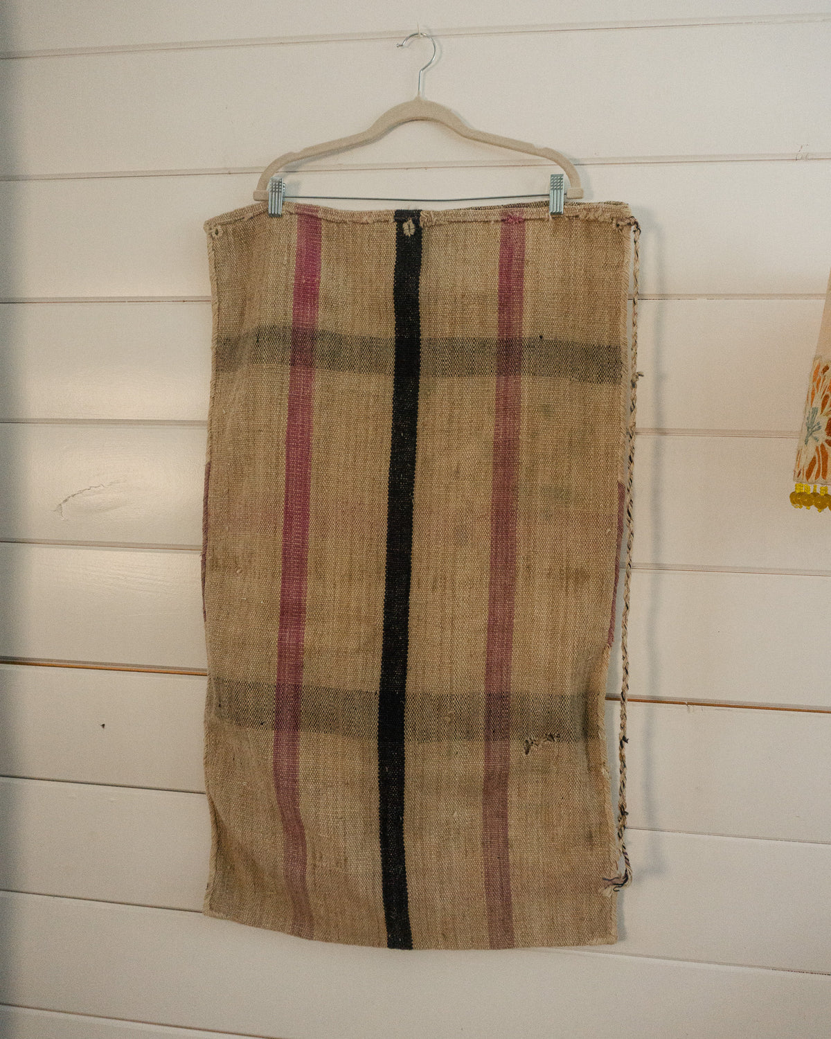 19th-Century European Hemp Grain Sack 04