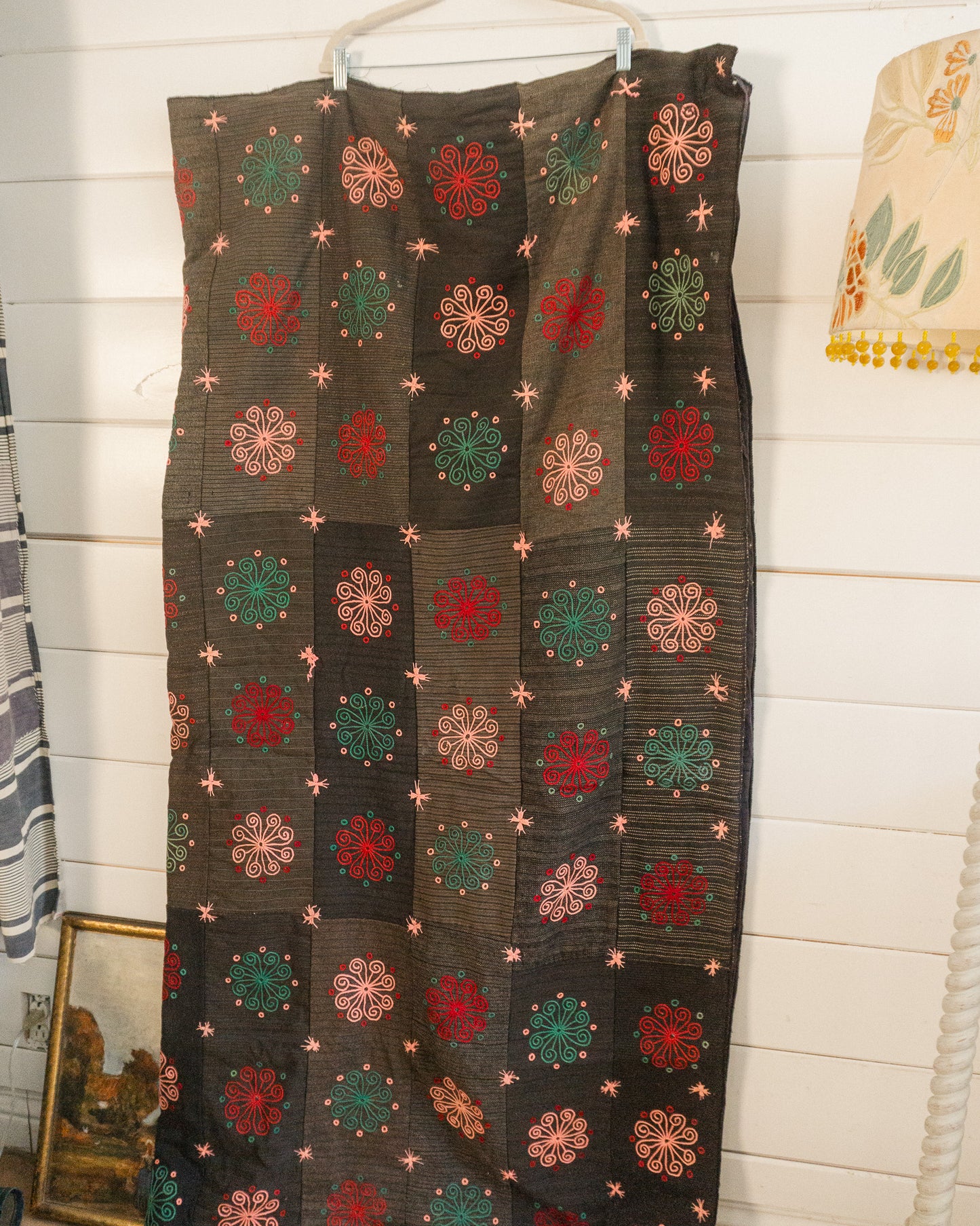 Wool Embroidered Quilt