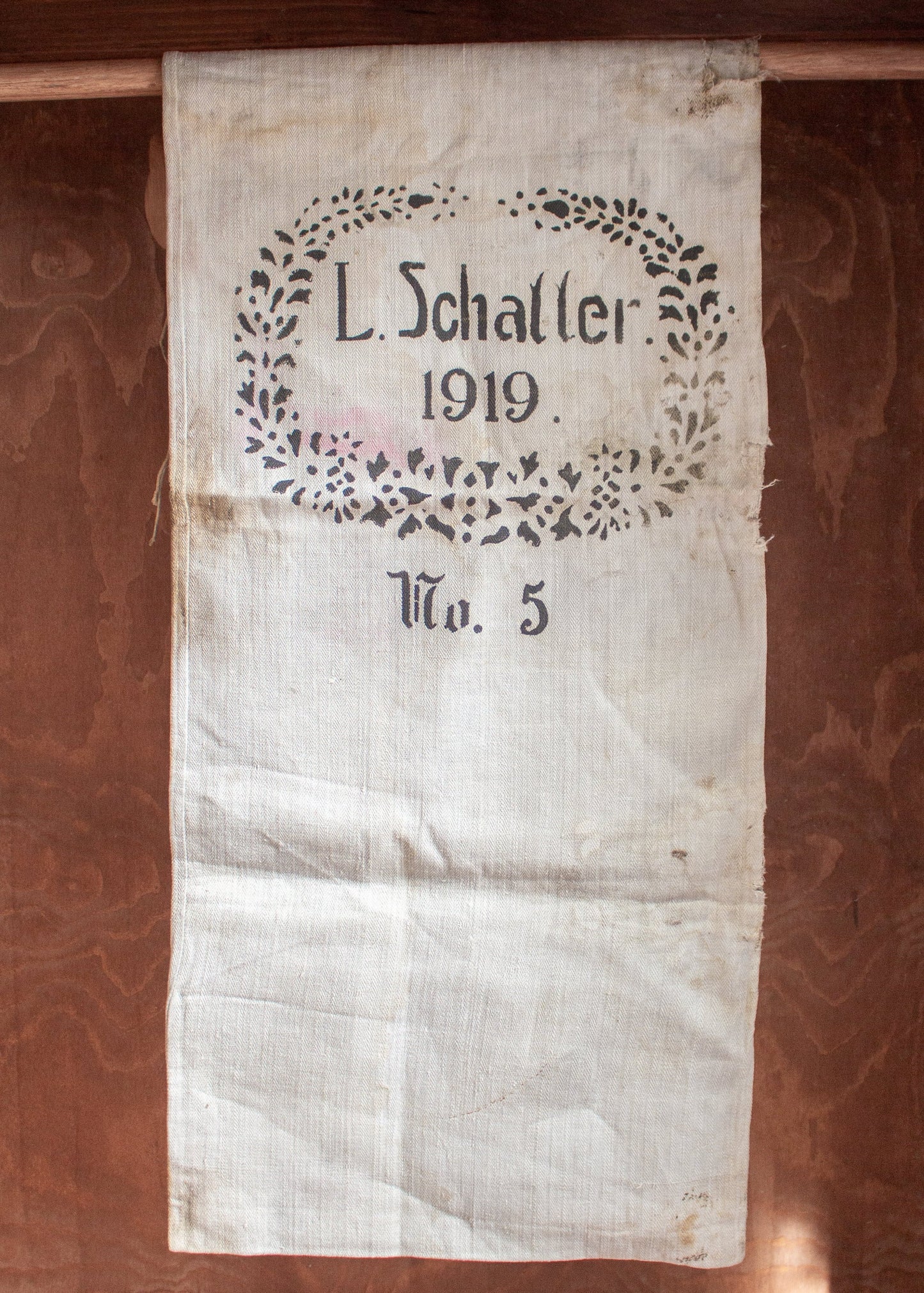 C. 1900 German Grain Sack Chore Jacket