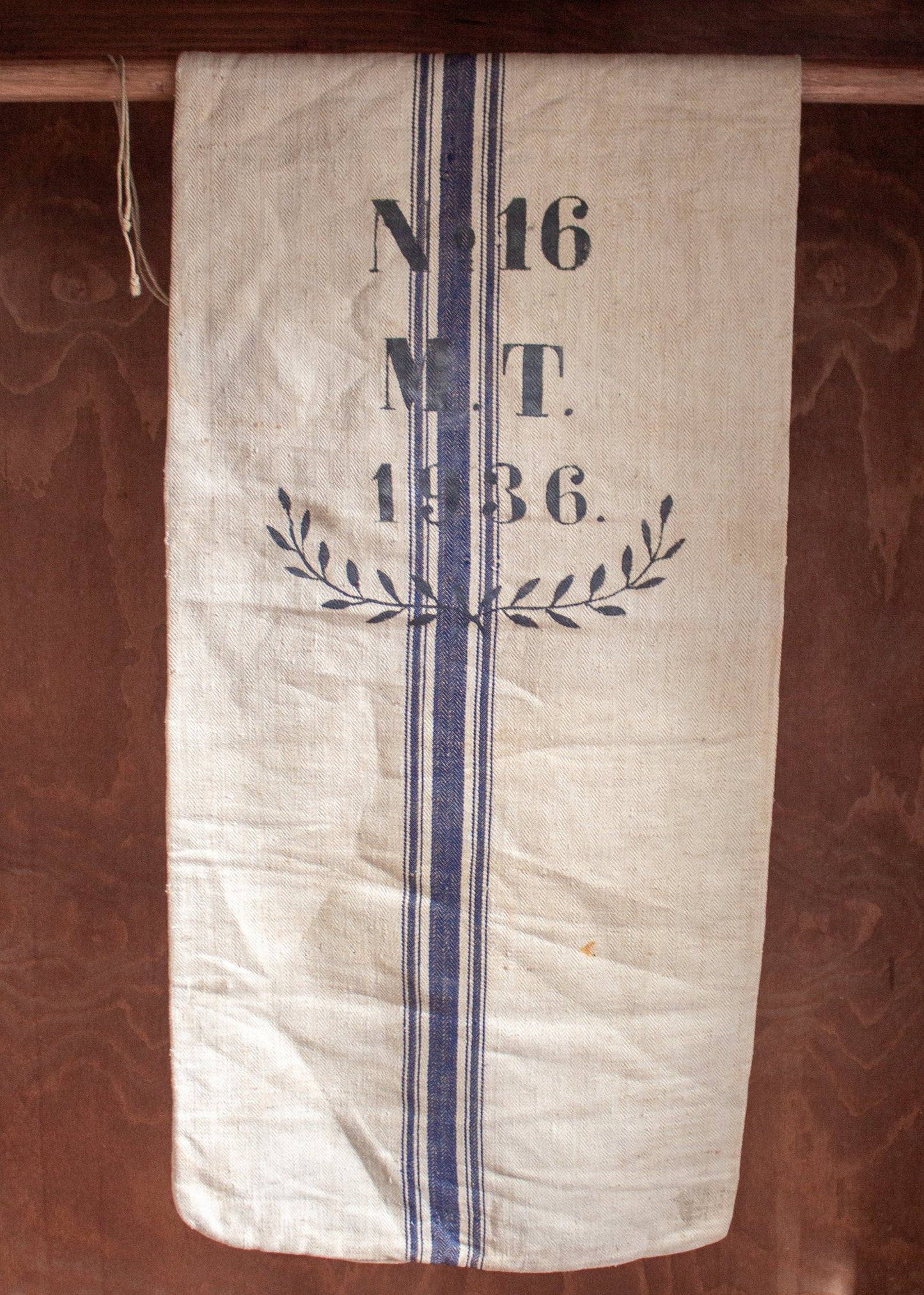 C. 1900 German Grain Sack Chore Jacket