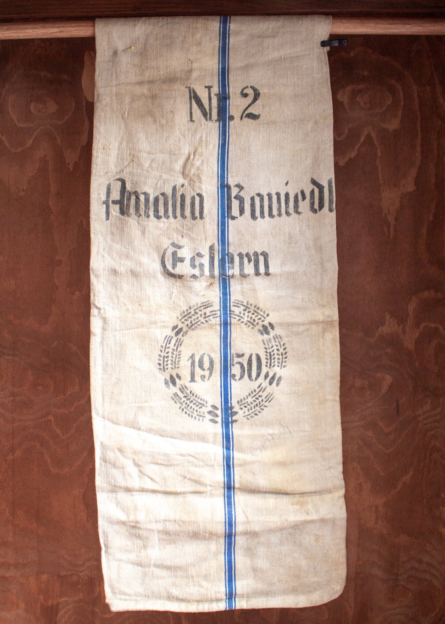 C. 1900 German Grain Sack Chore Jacket