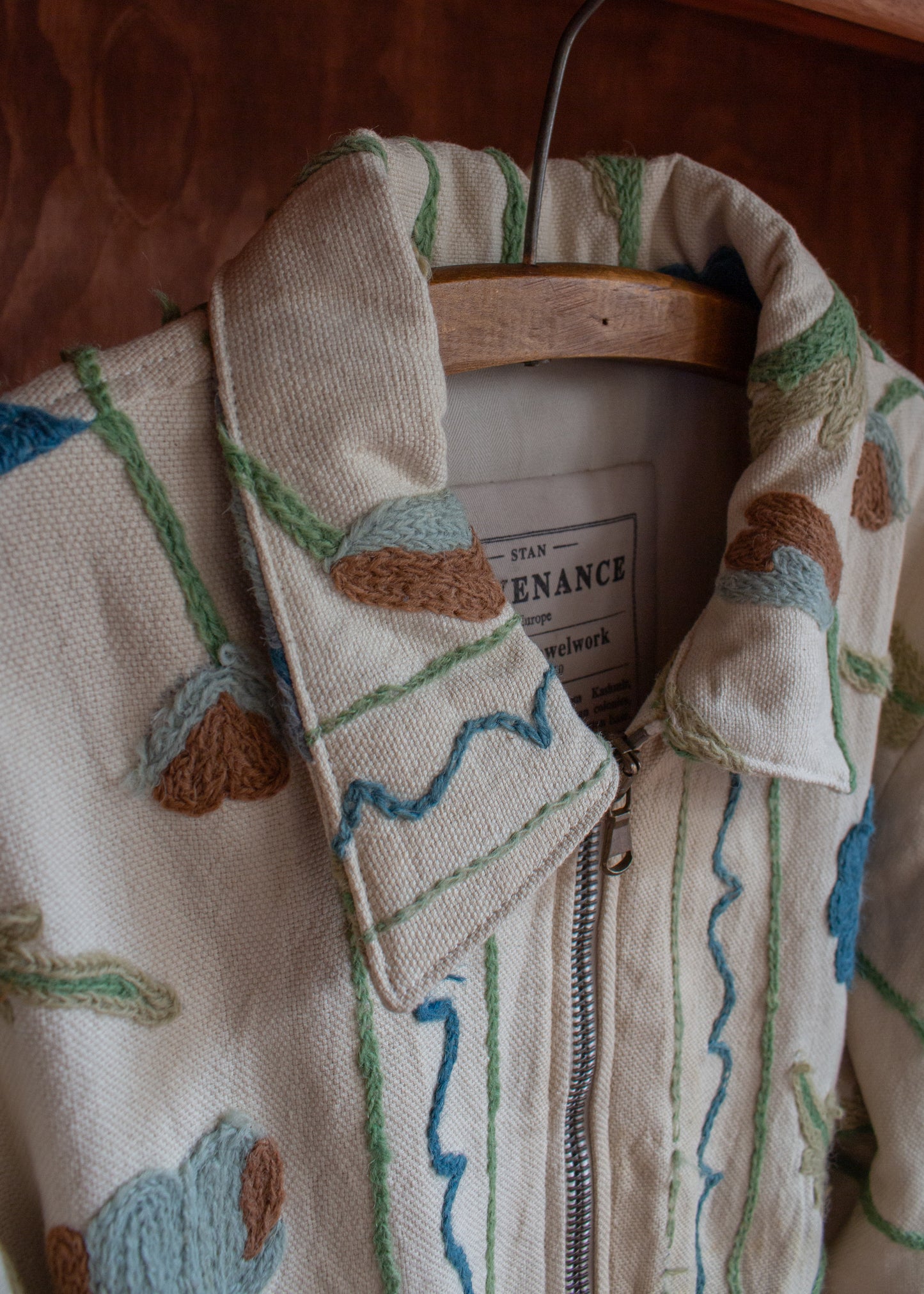 C. 1920 Indian Crewelwork Jacket