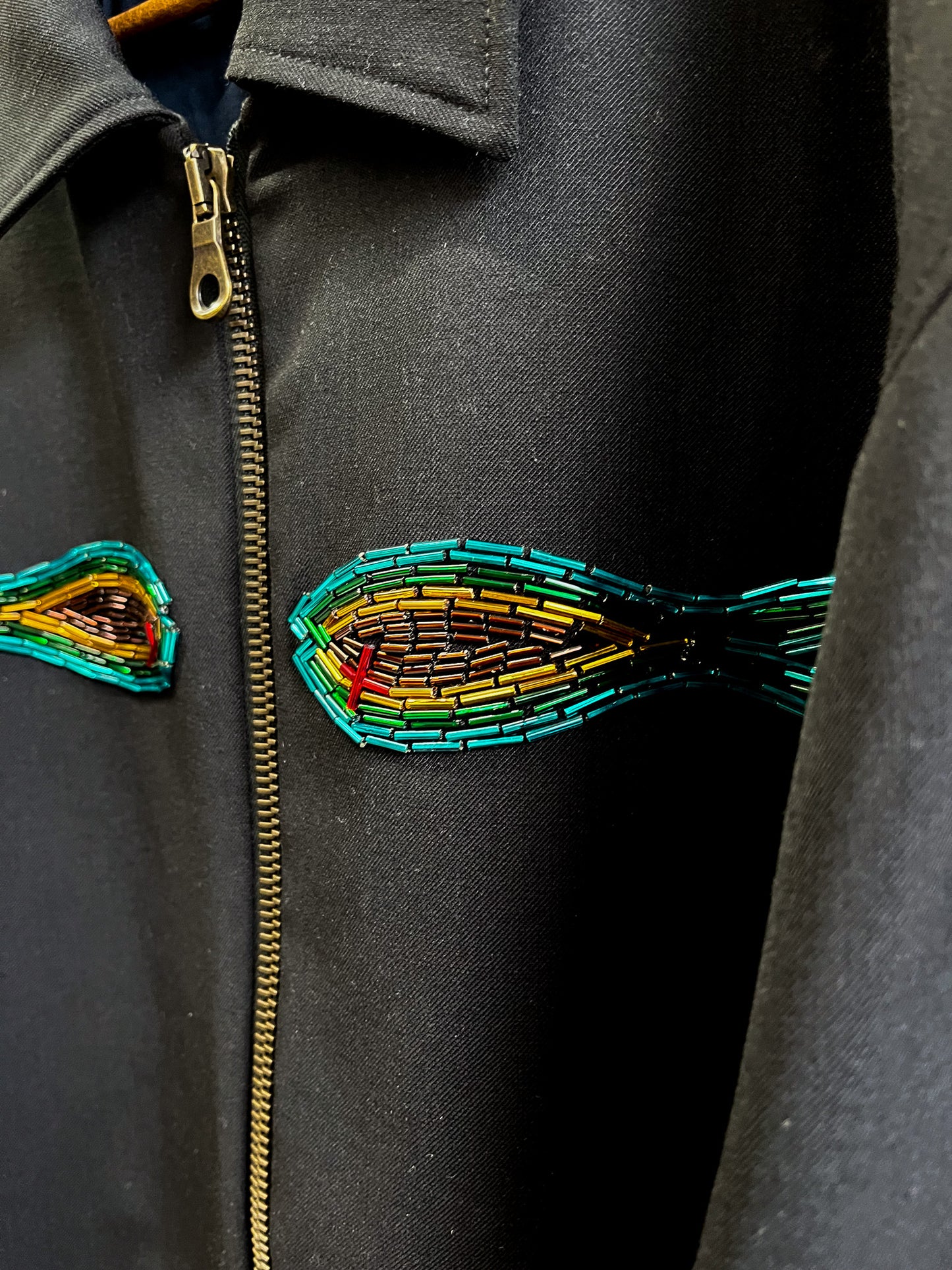 Beaded Dead Fish Jacket (Medium)