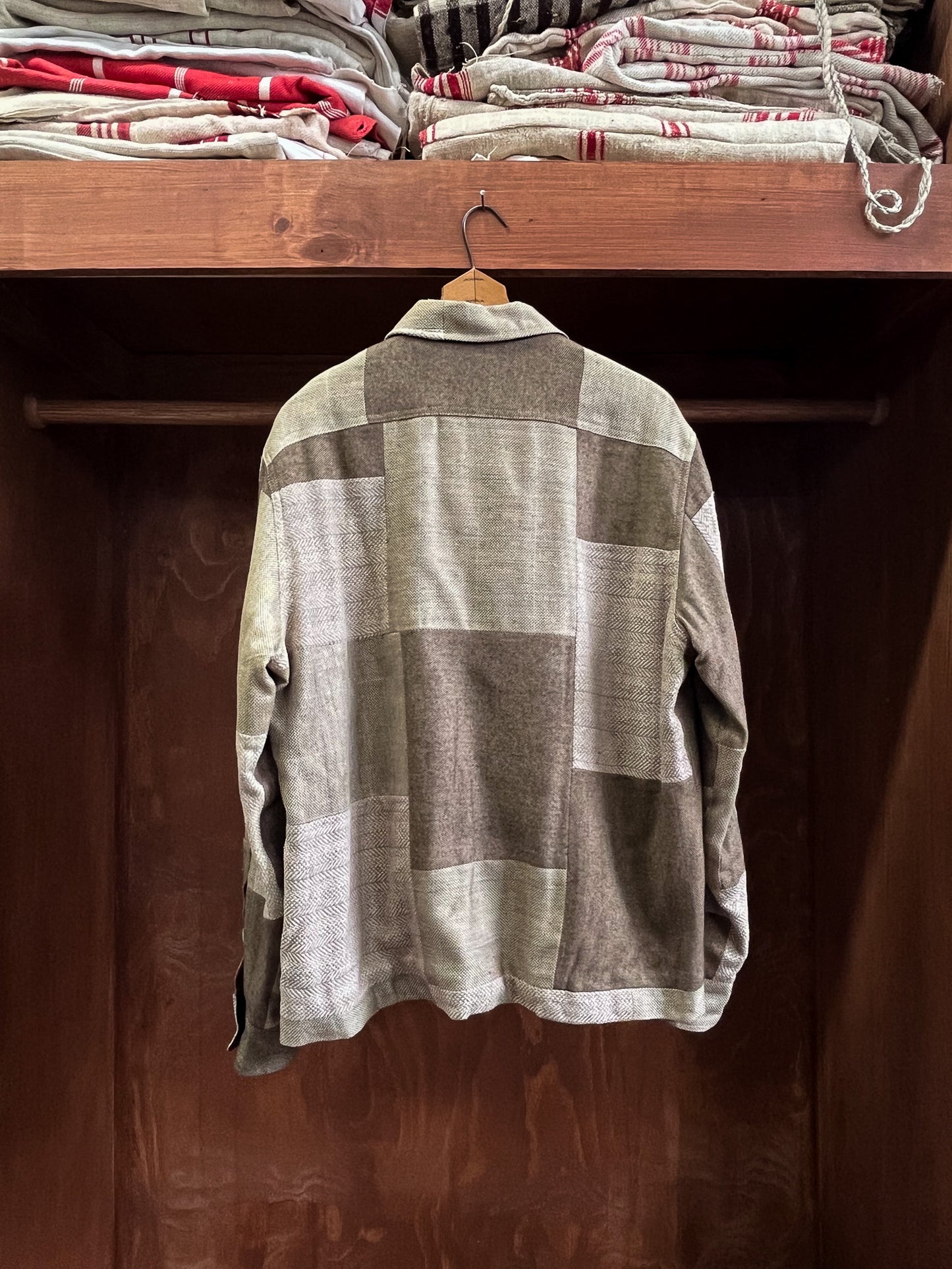 Silk Patch Overshirt (Medium)