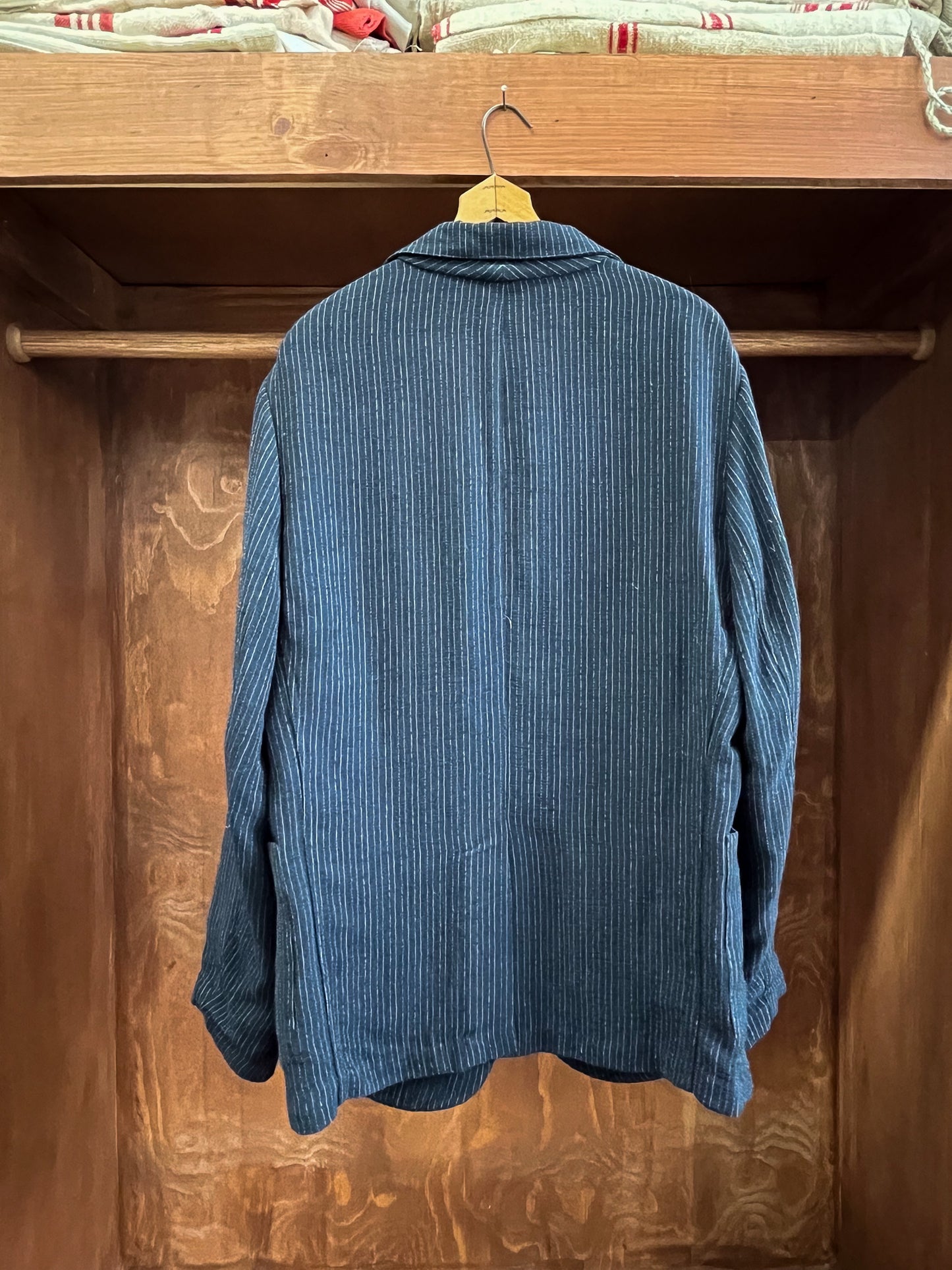 Pinstripe Linen Sport Coat (40)