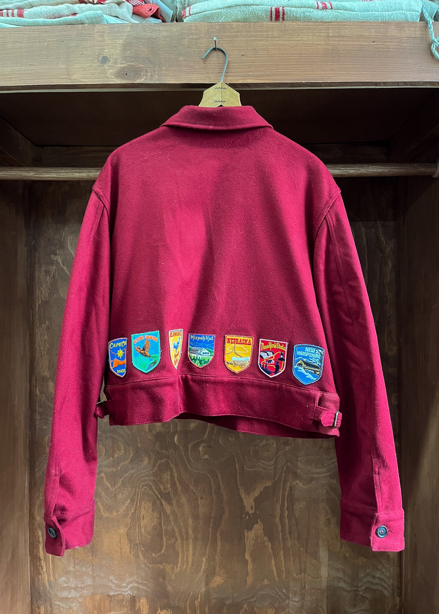 Travel Patch Crop Jacket (Medium)