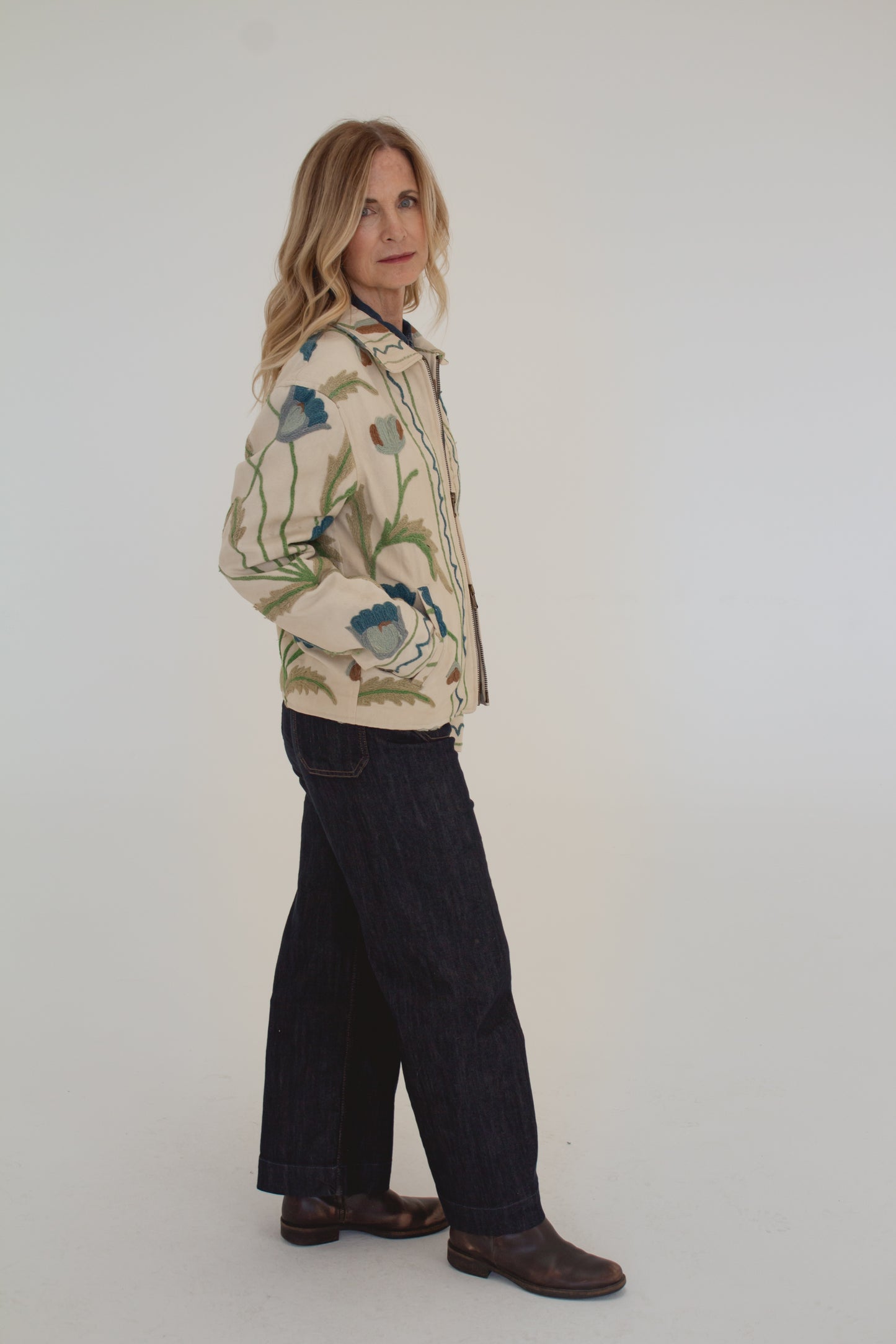 C. 1920 Indian Crewelwork Jacket