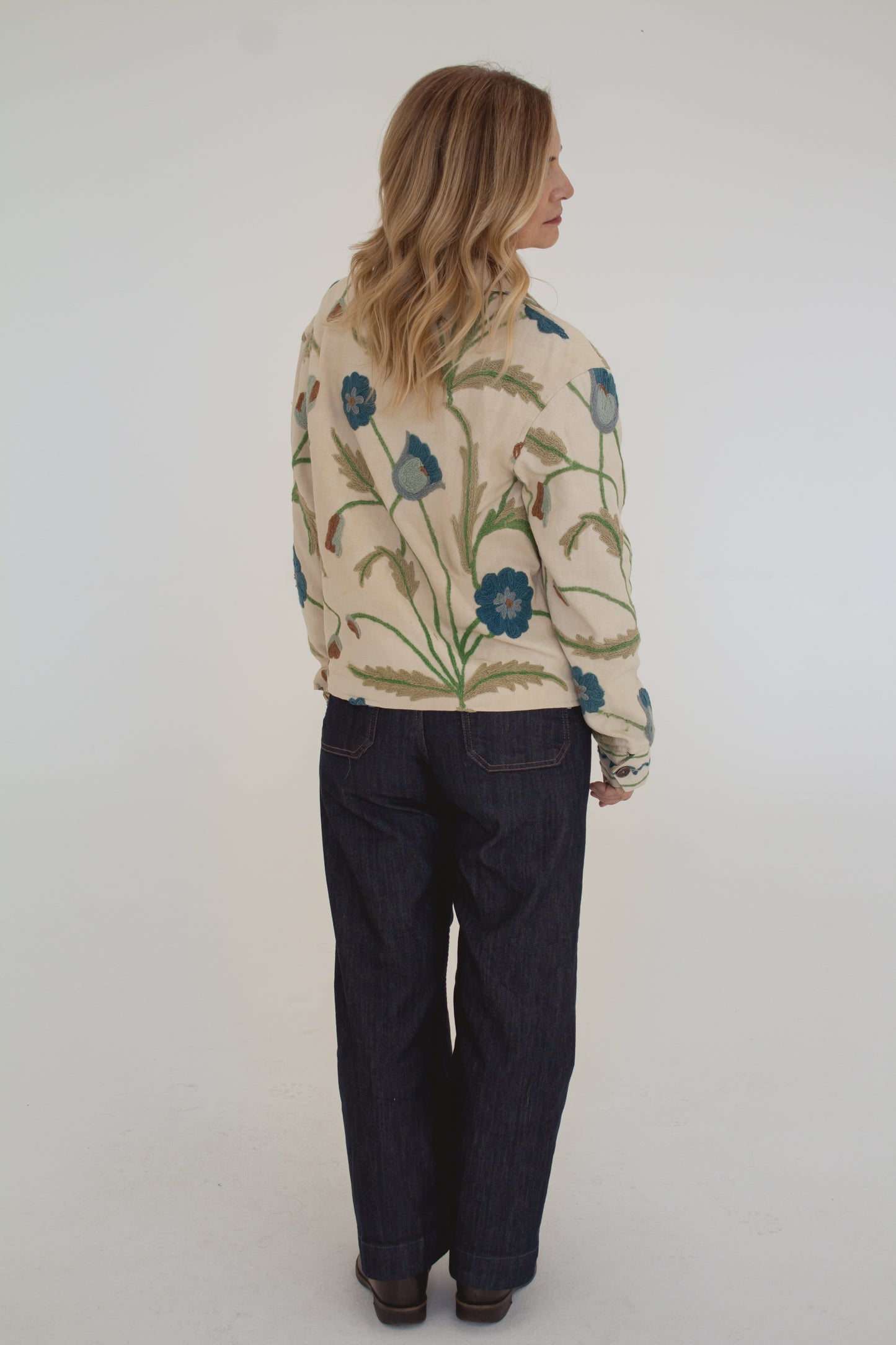 C. 1920 Indian Crewelwork Jacket