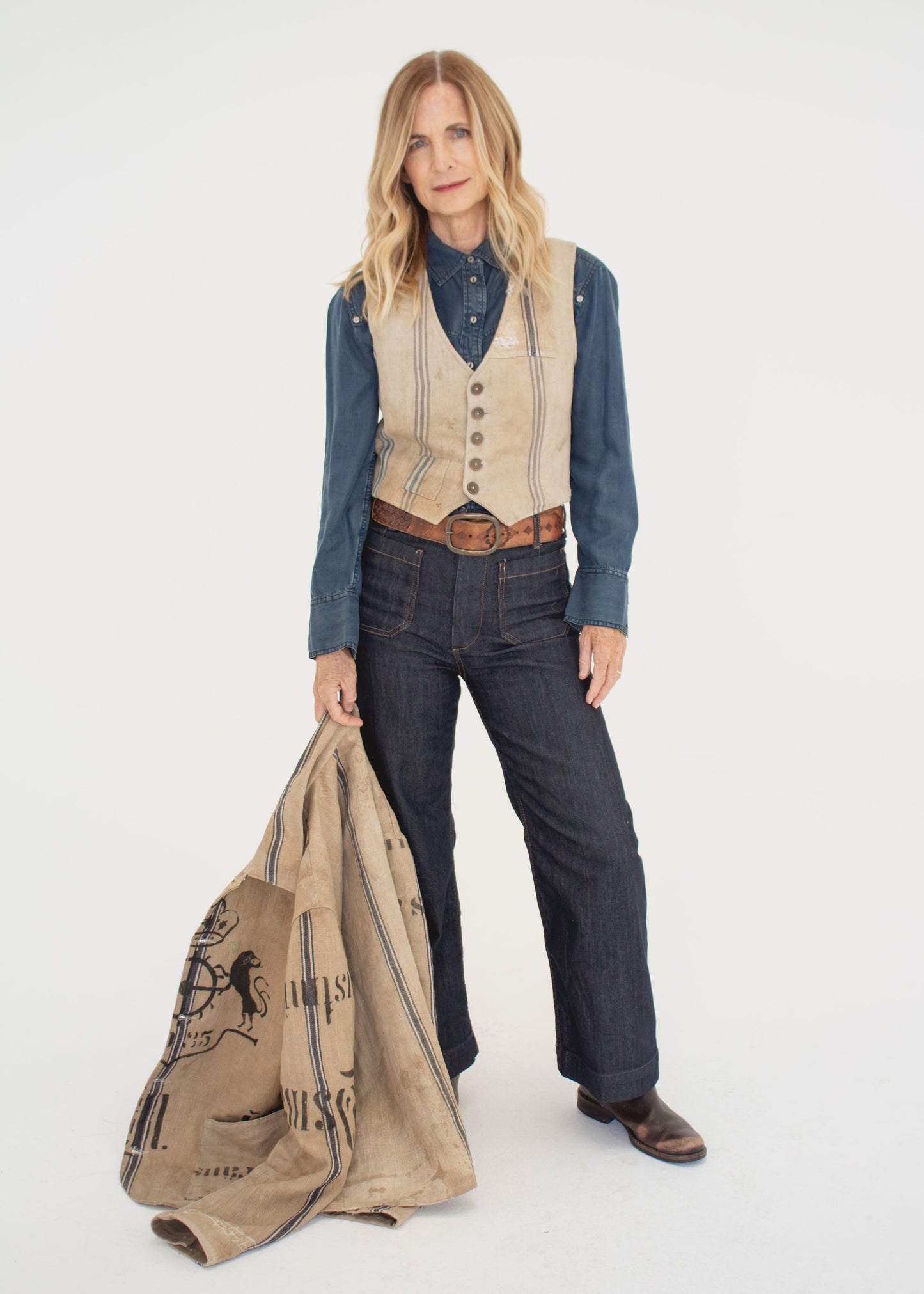 German Grain Sack Vest
