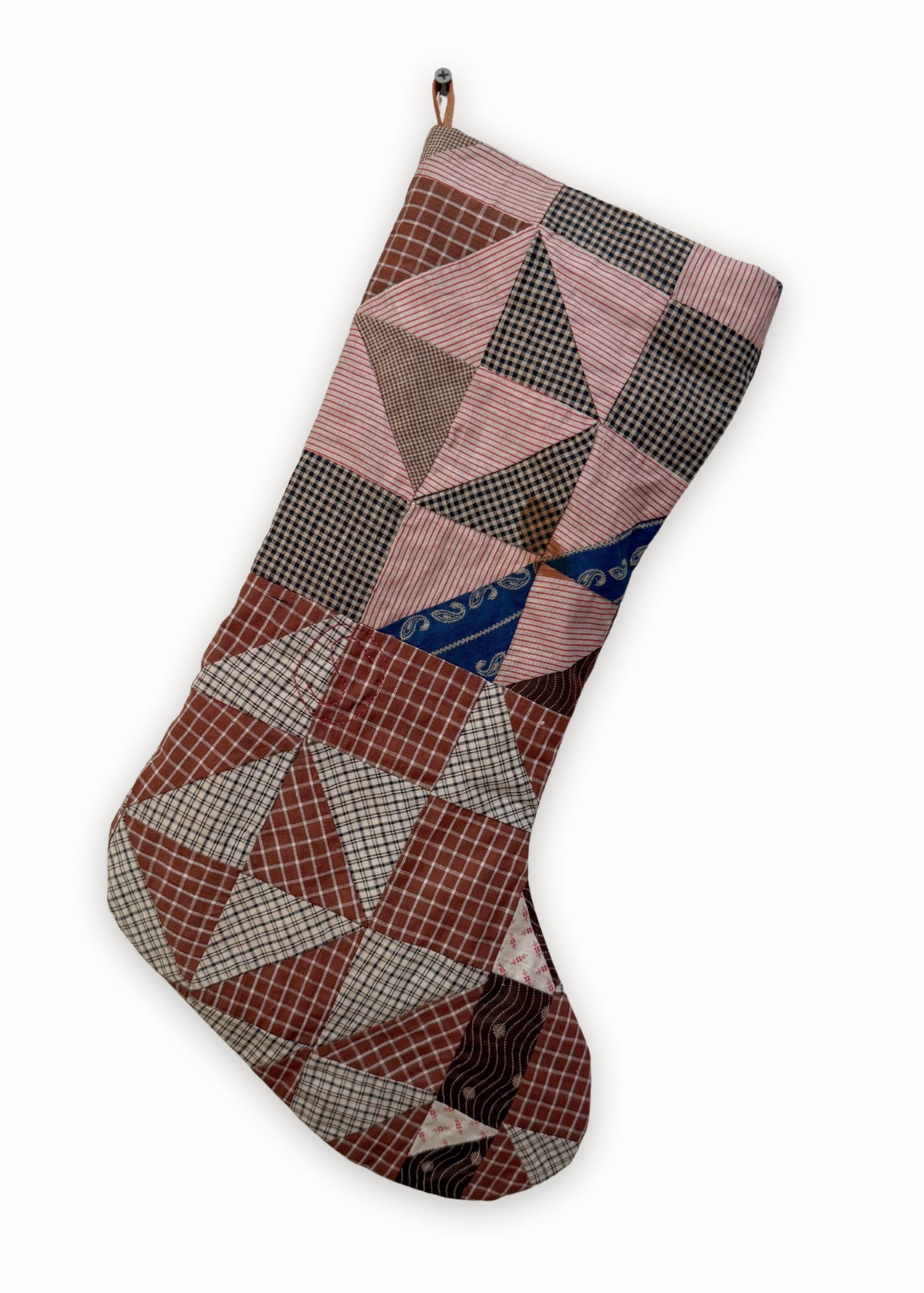 Patchwork Quilt Stocking Patchwork