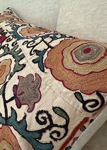 Suzani Throw Pillow