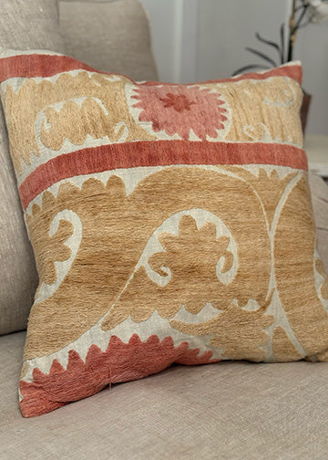 Suzani Throw Pillow No.3