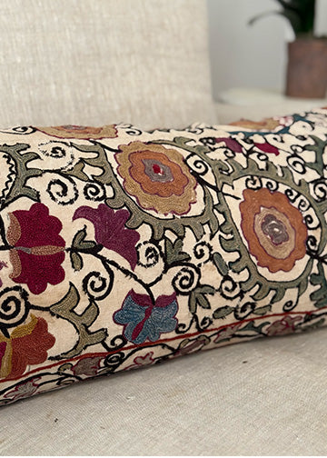 Suzani Throw Pillow