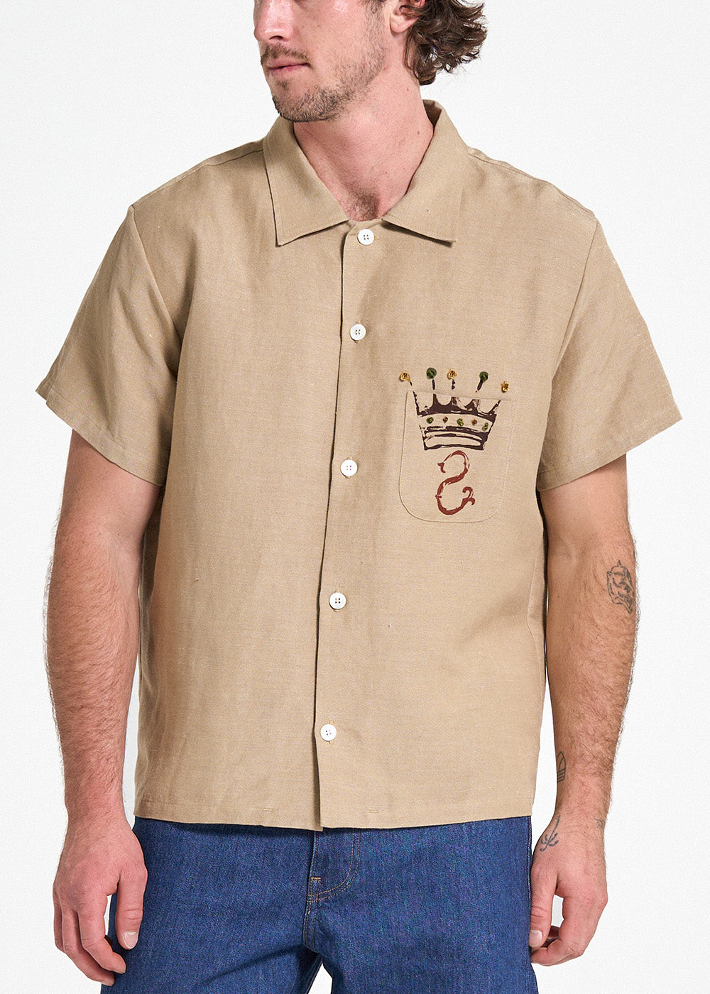 Linen Crown Tee (Large)