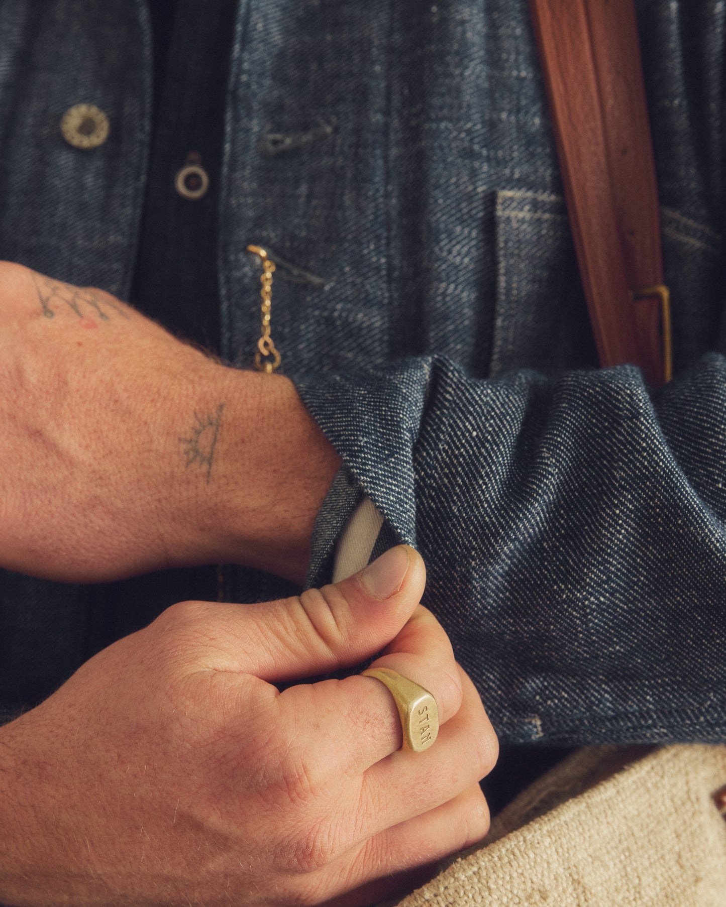 Denim Drab Engineer Jacket