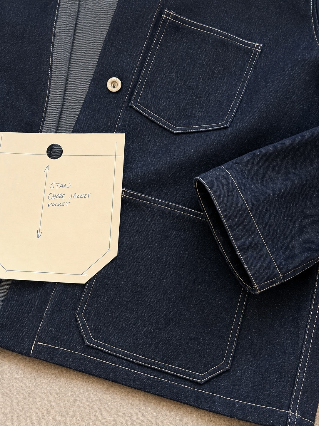 STAN Chore Jacket Pattern + Masterclass