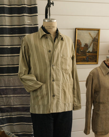 De Nimes Ticking Coat - Large