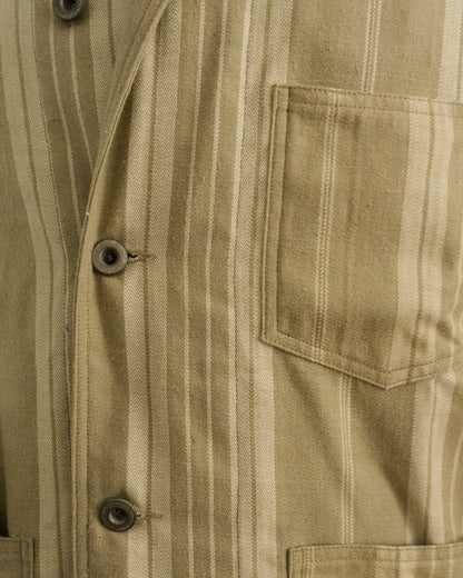 De Nimes Ticking Coat - Large