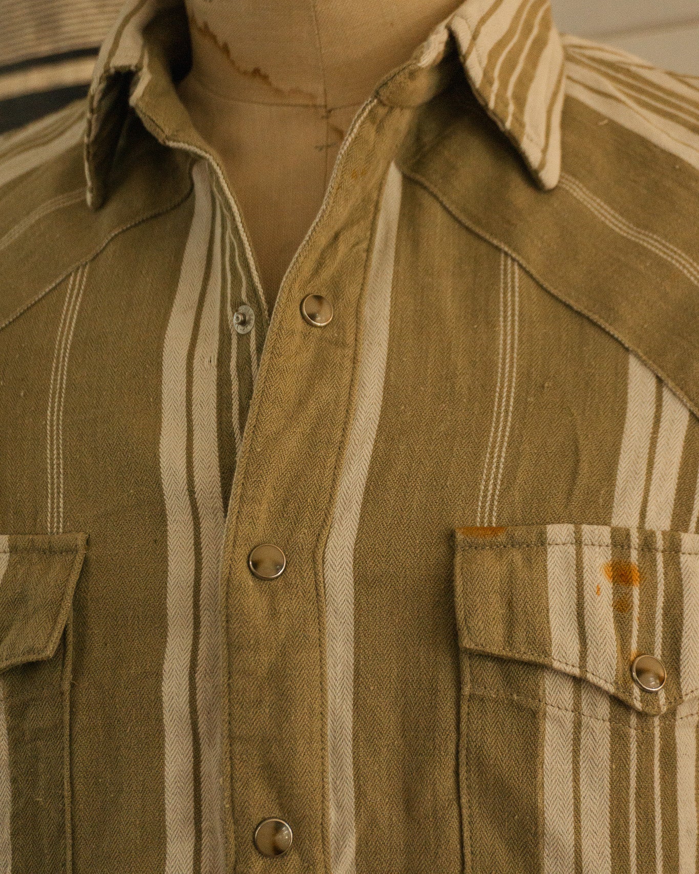 De Nimes Ticking Shirt - Medium