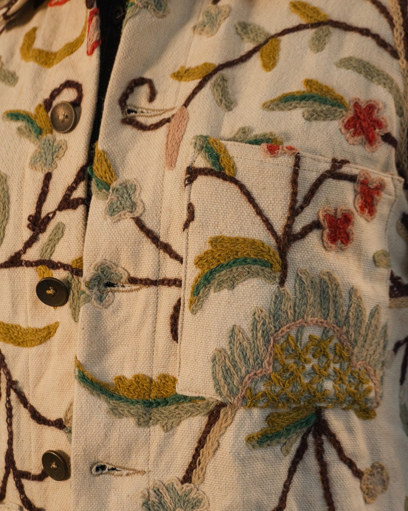 Crewelwork Jacket - (XS)