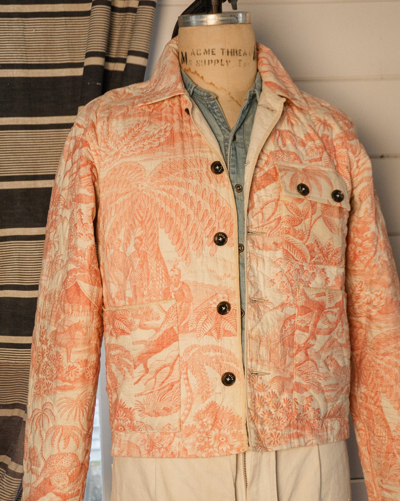 Toile Quilt Overshirt - S/M