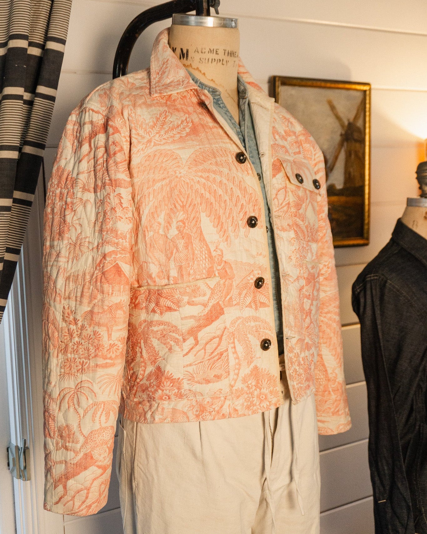Toile Quilt Overshirt - S/M