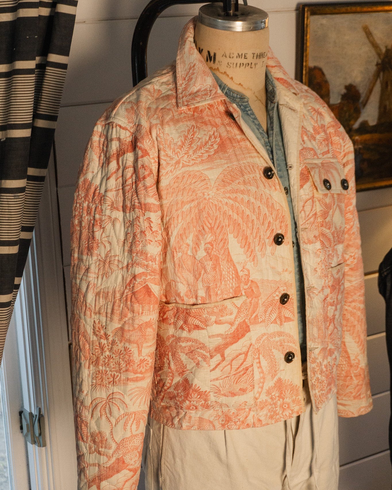 Toile Quilt Overshirt - S/M