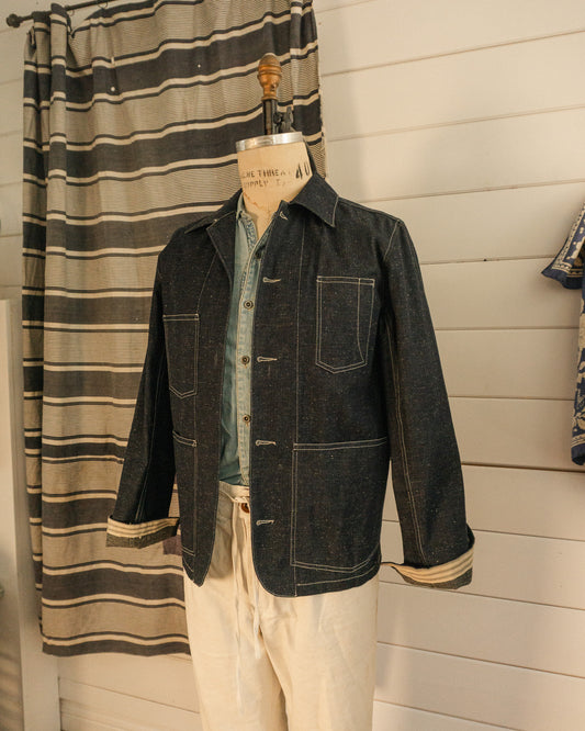 Selvedge Denim Chore Jacket - M