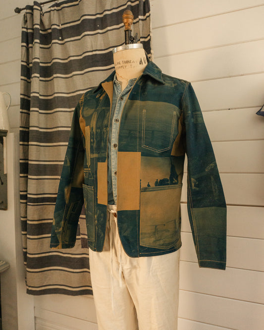 Cyanotype Photo Jacket - M