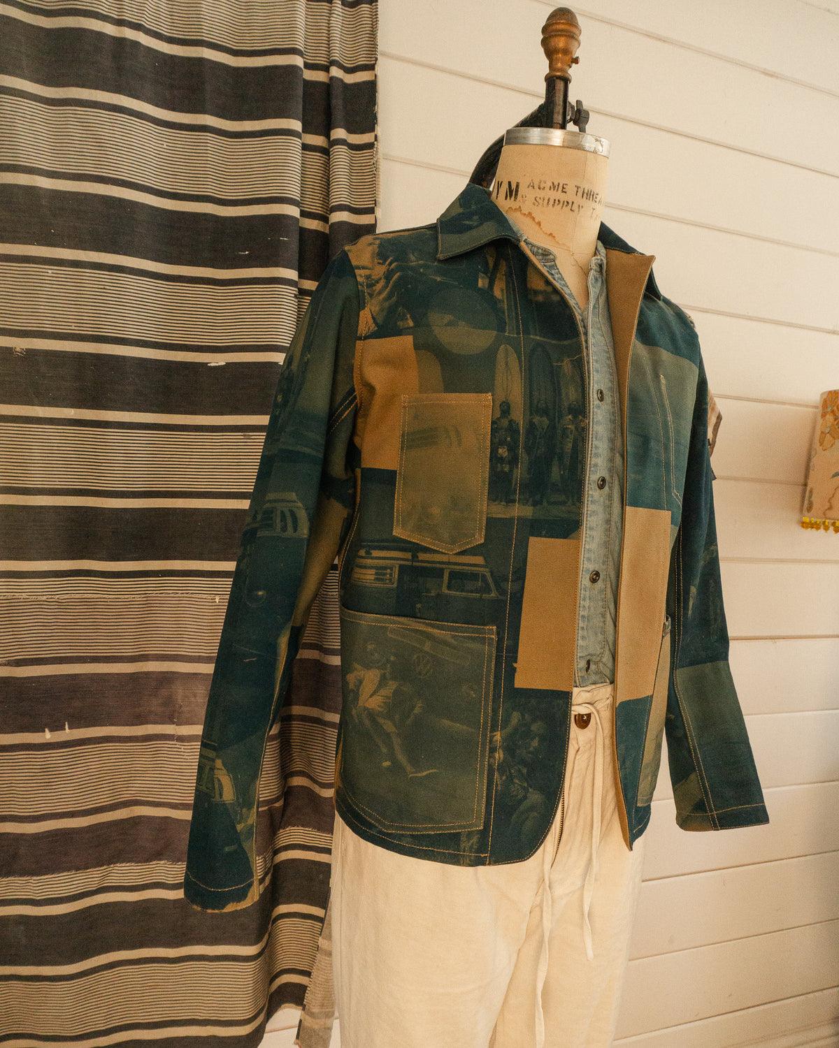 Cyanotype Photo Jacket - M