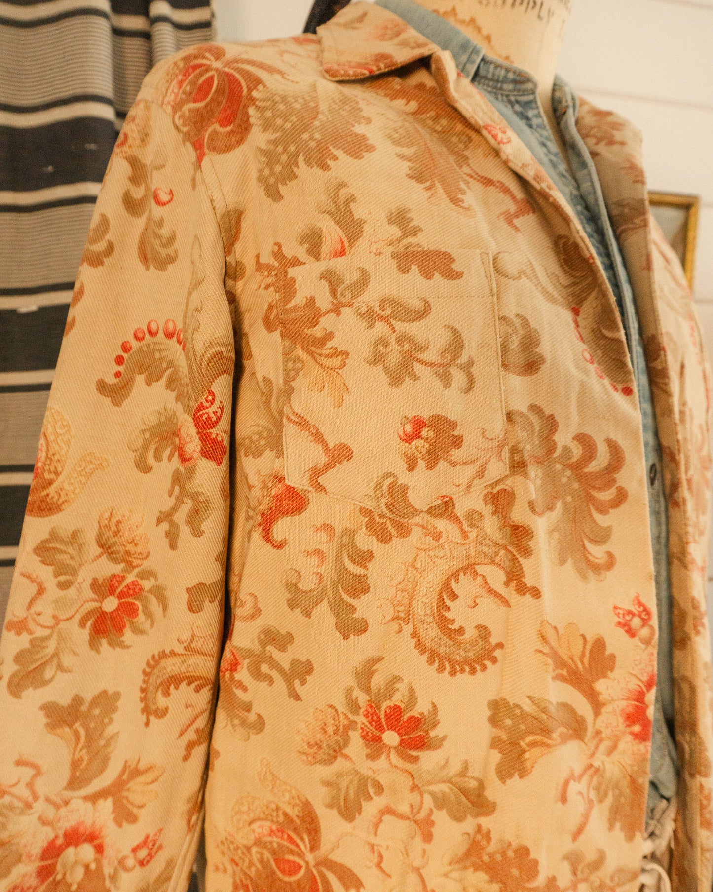 French Floral Shirt - M