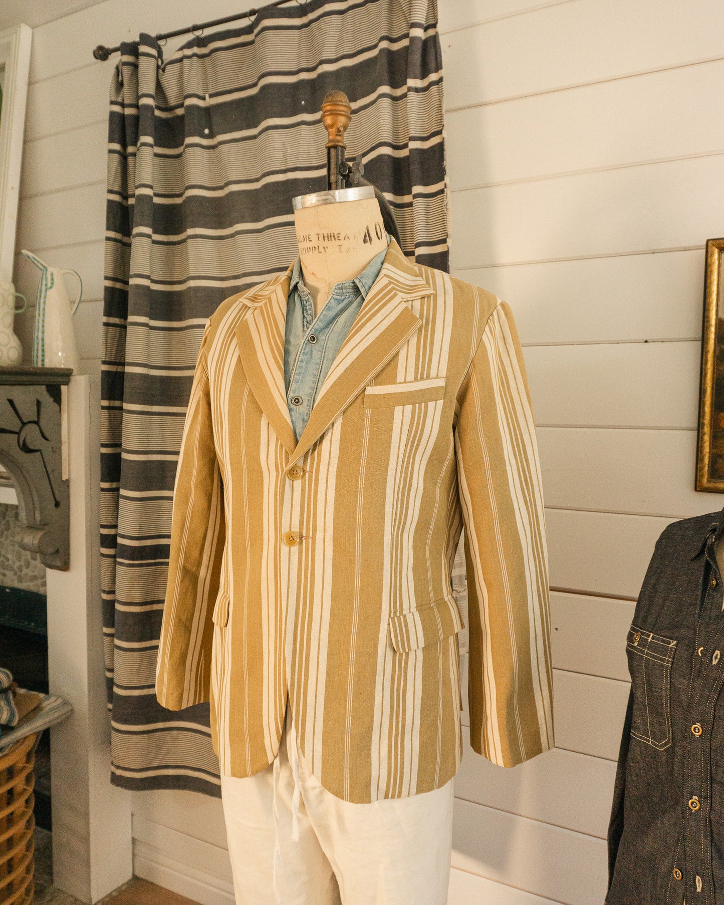 French Ticking Jacket - M