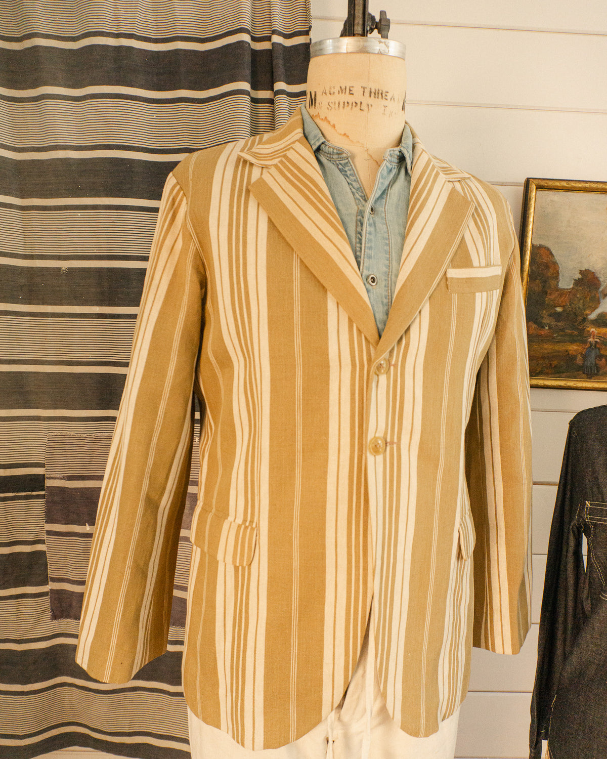 French Ticking Jacket - M