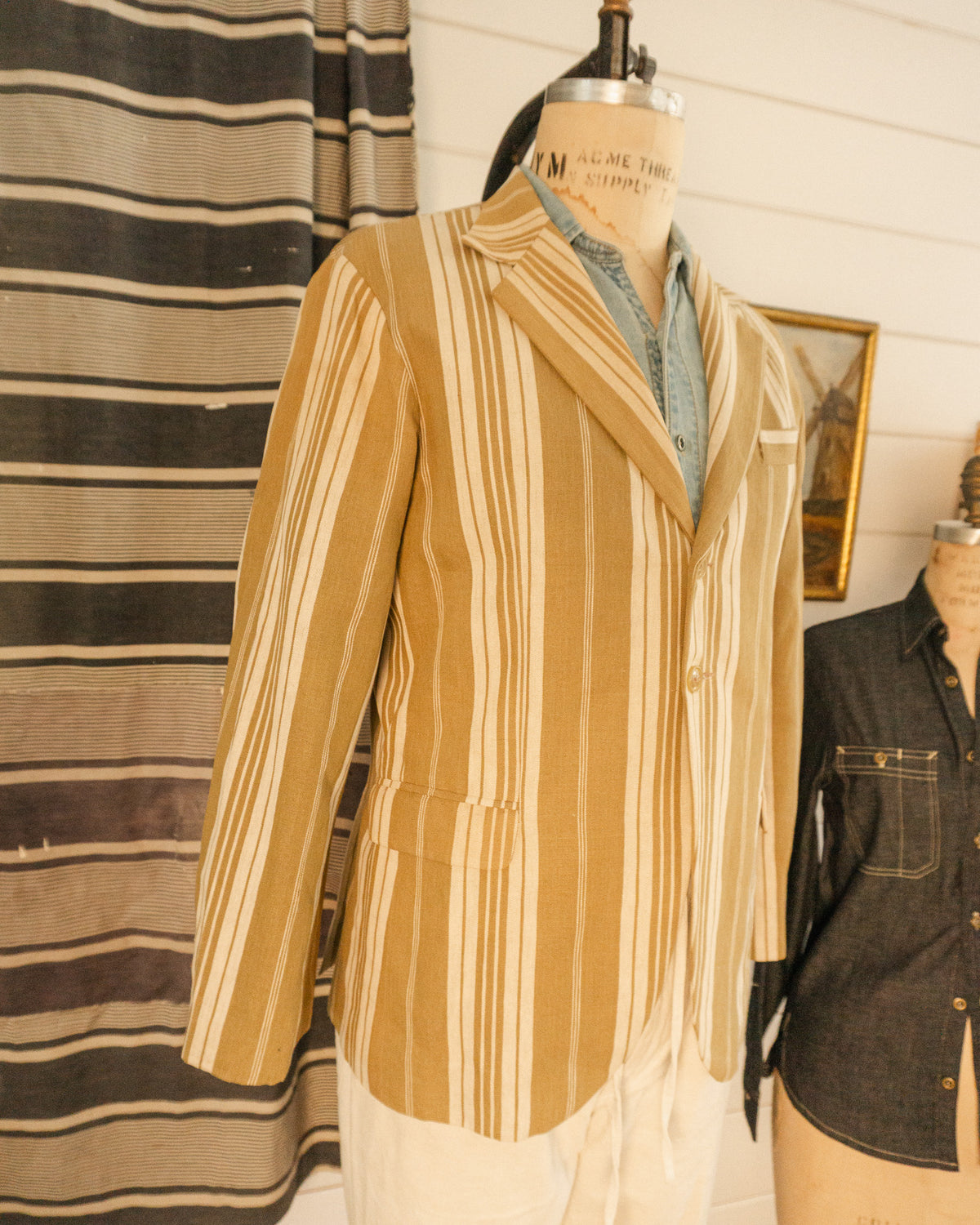 French Ticking Jacket - M