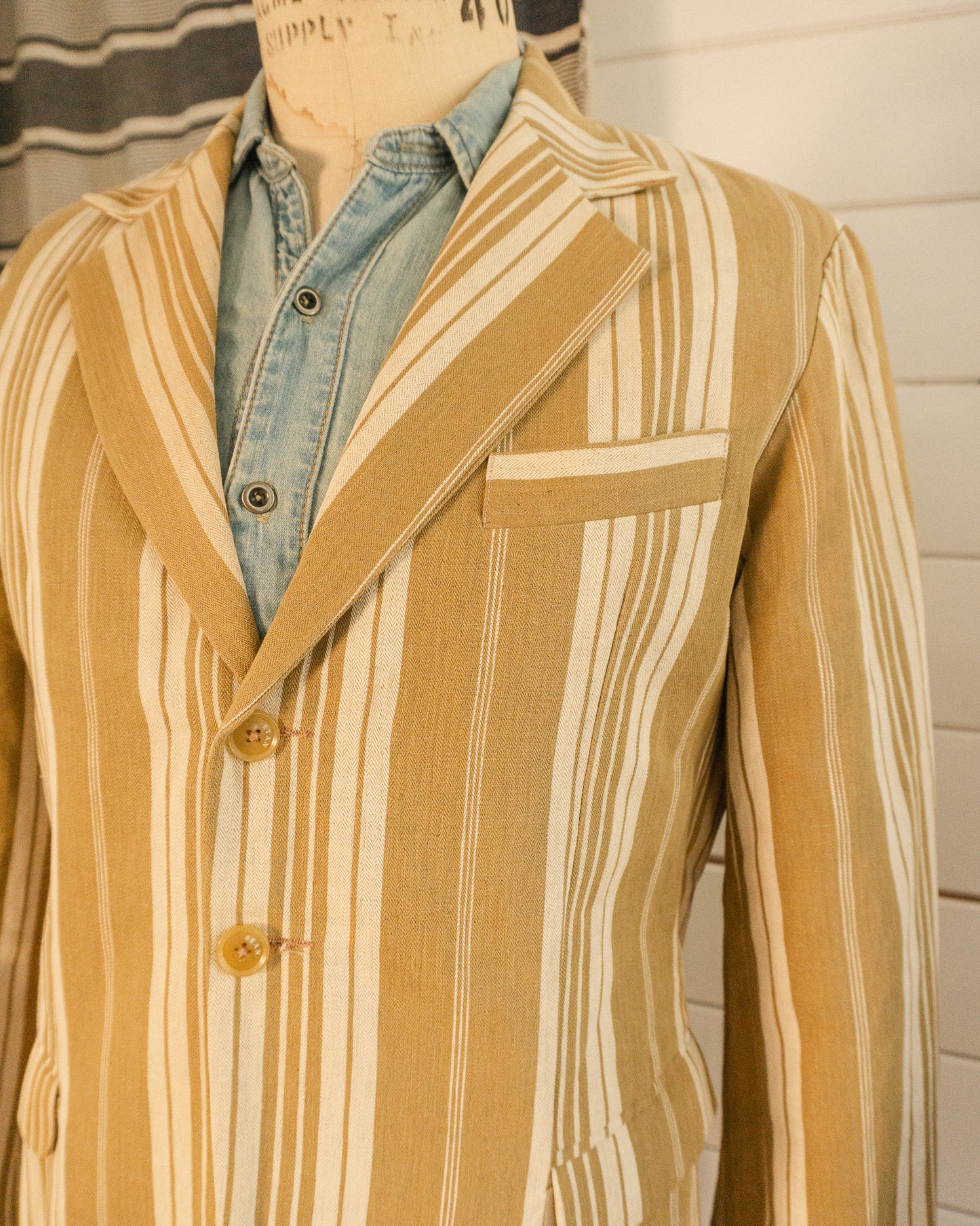 French Ticking Jacket - M