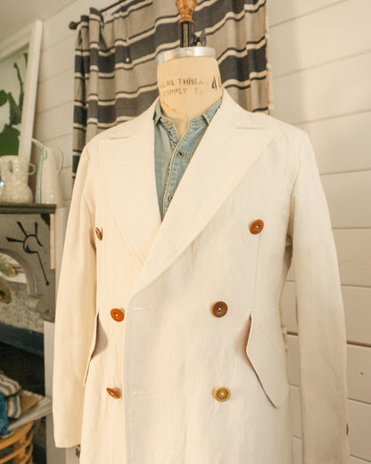 Trousseau Linen Coat - M