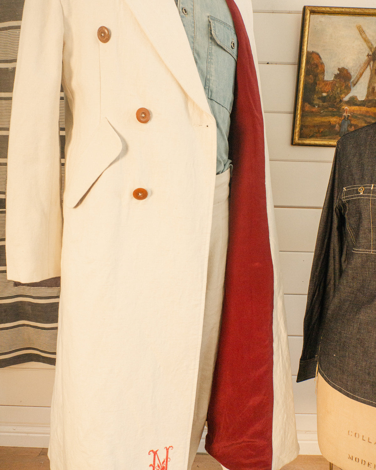 Trousseau Linen Coat - M