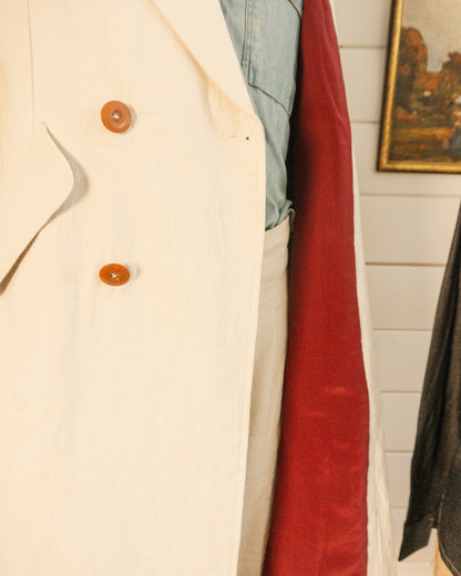 Trousseau Linen Coat - M