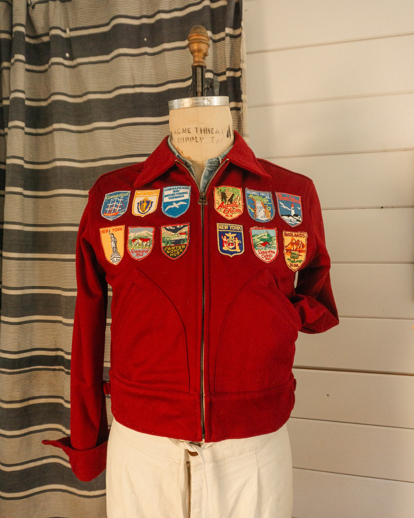 Wool Patch Jacket - S/M