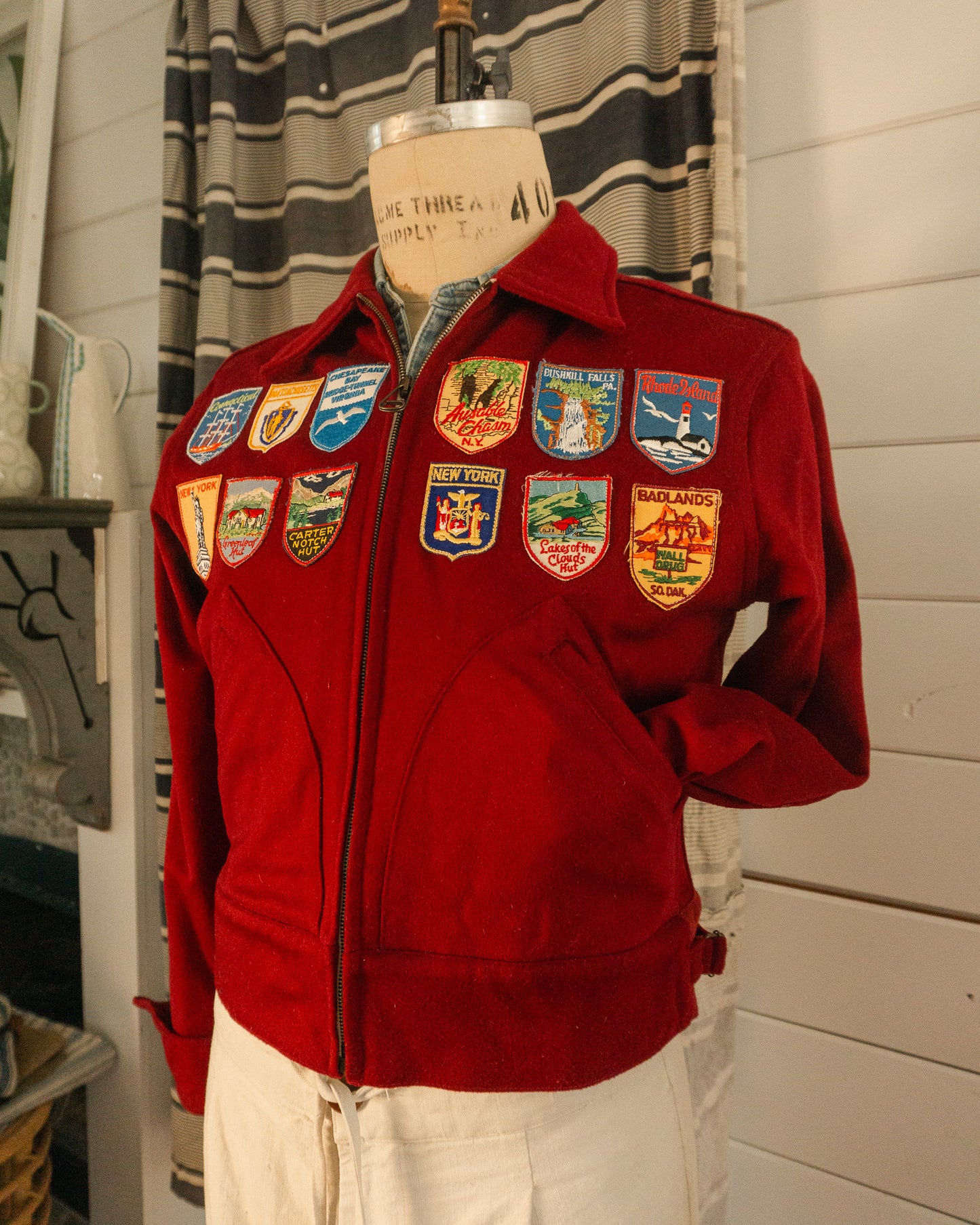 Wool Patch Jacket - S/M