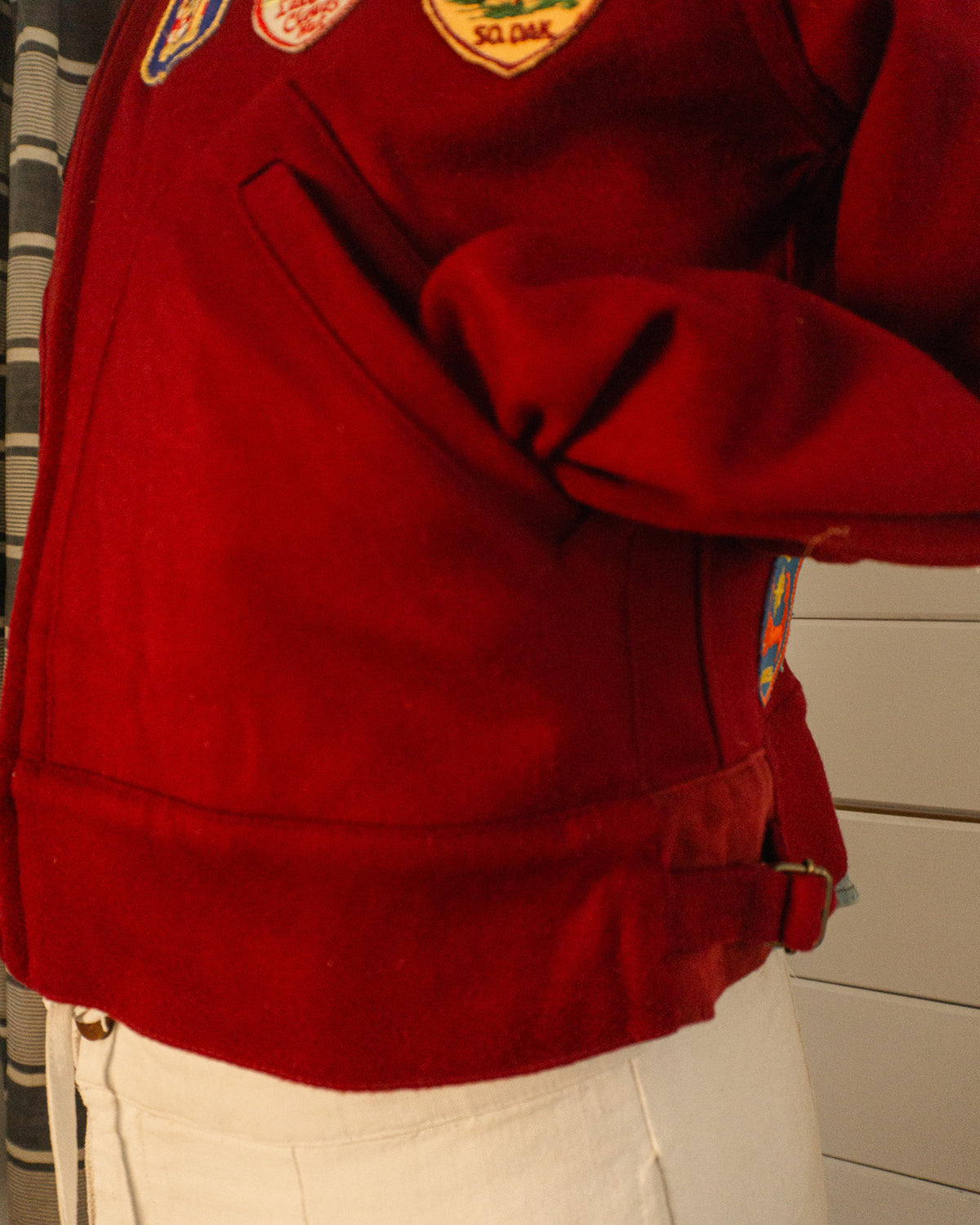 Wool Patch Jacket - S/M