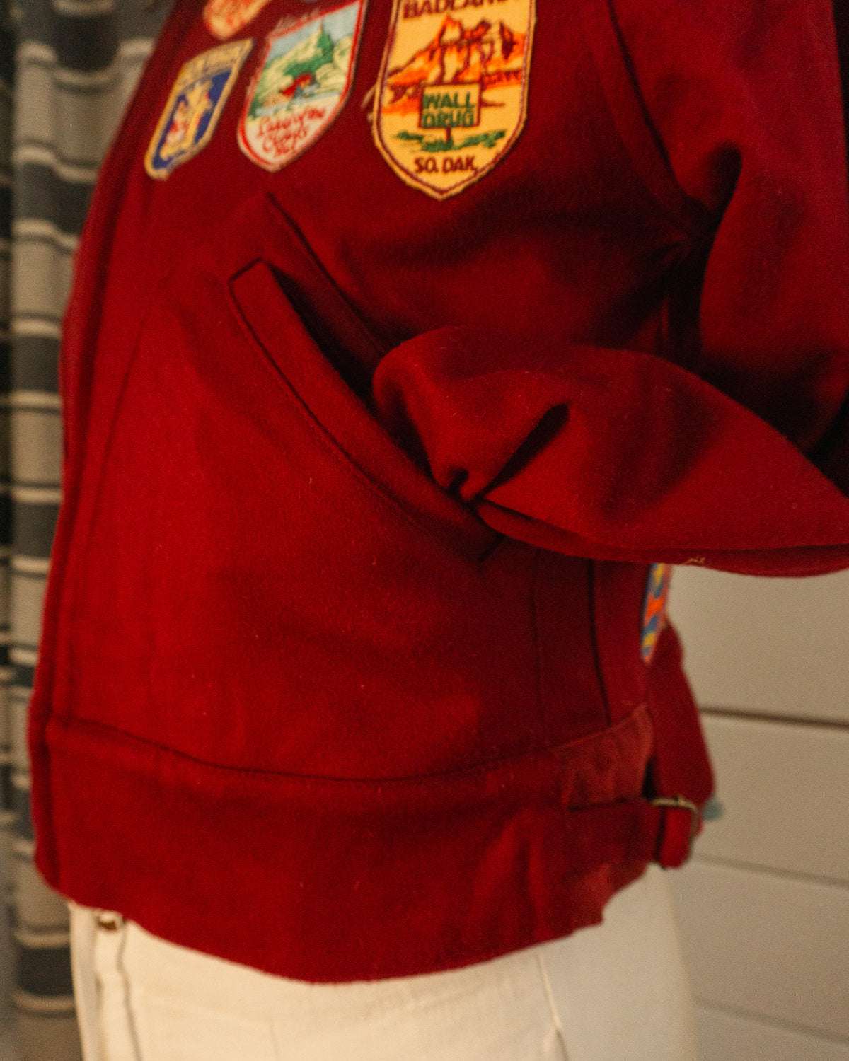 Wool Patch Jacket - S/M