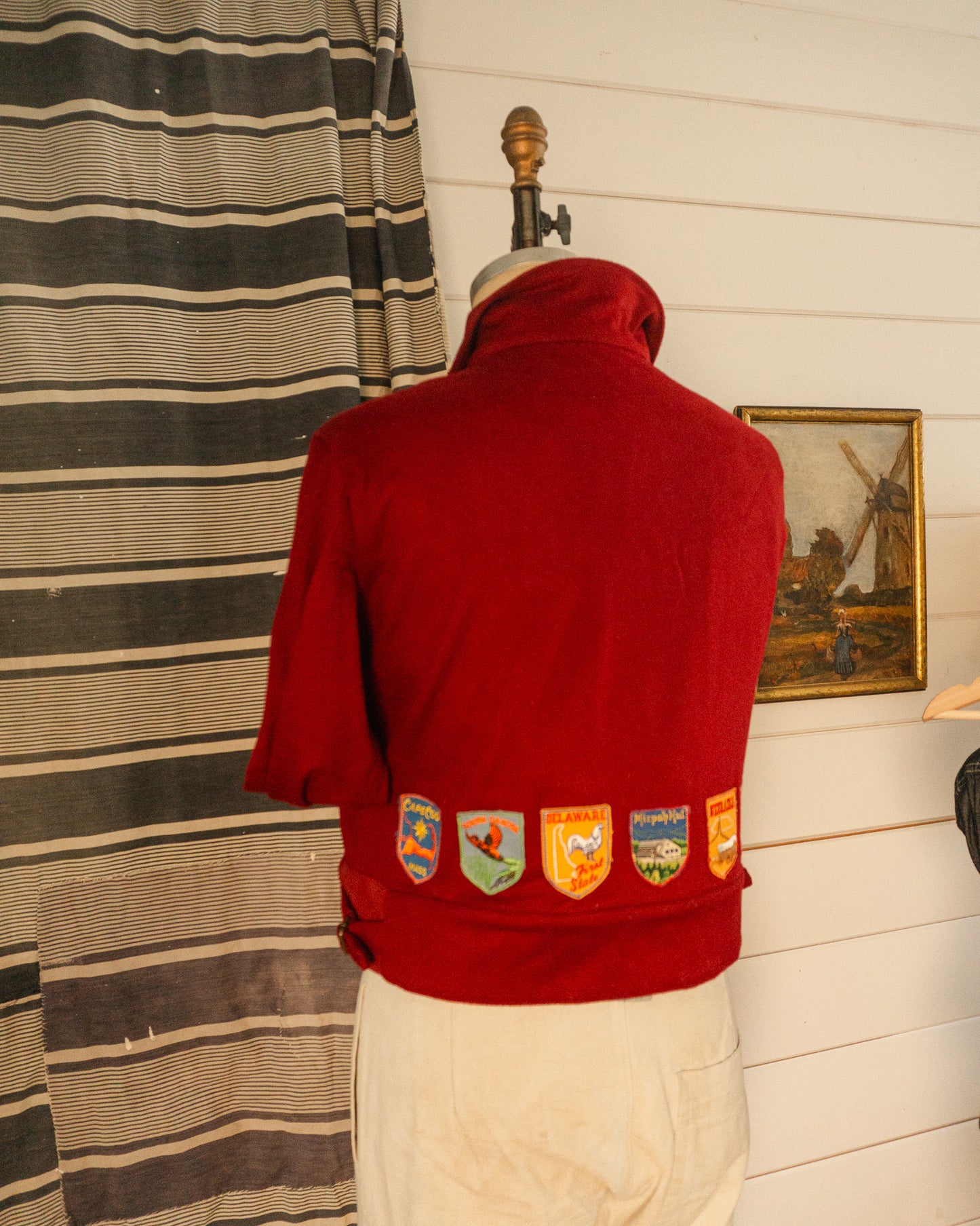 Wool Patch Jacket - S/M