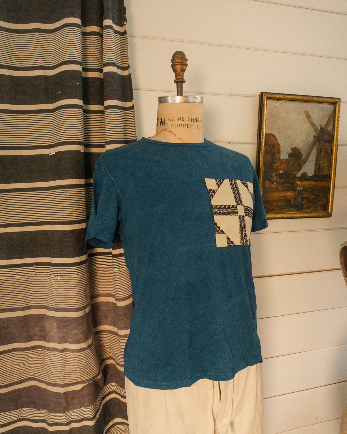 Quilt Patch Tee - M