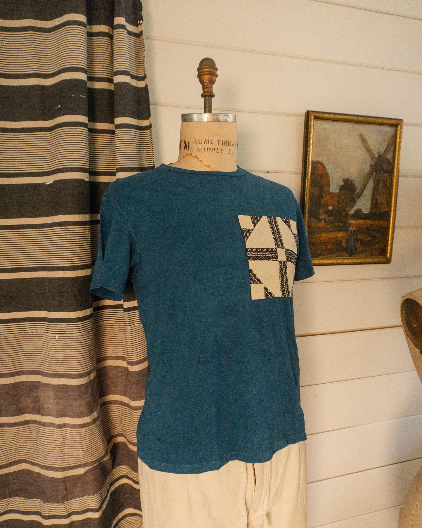 Quilt Patch Tee - M