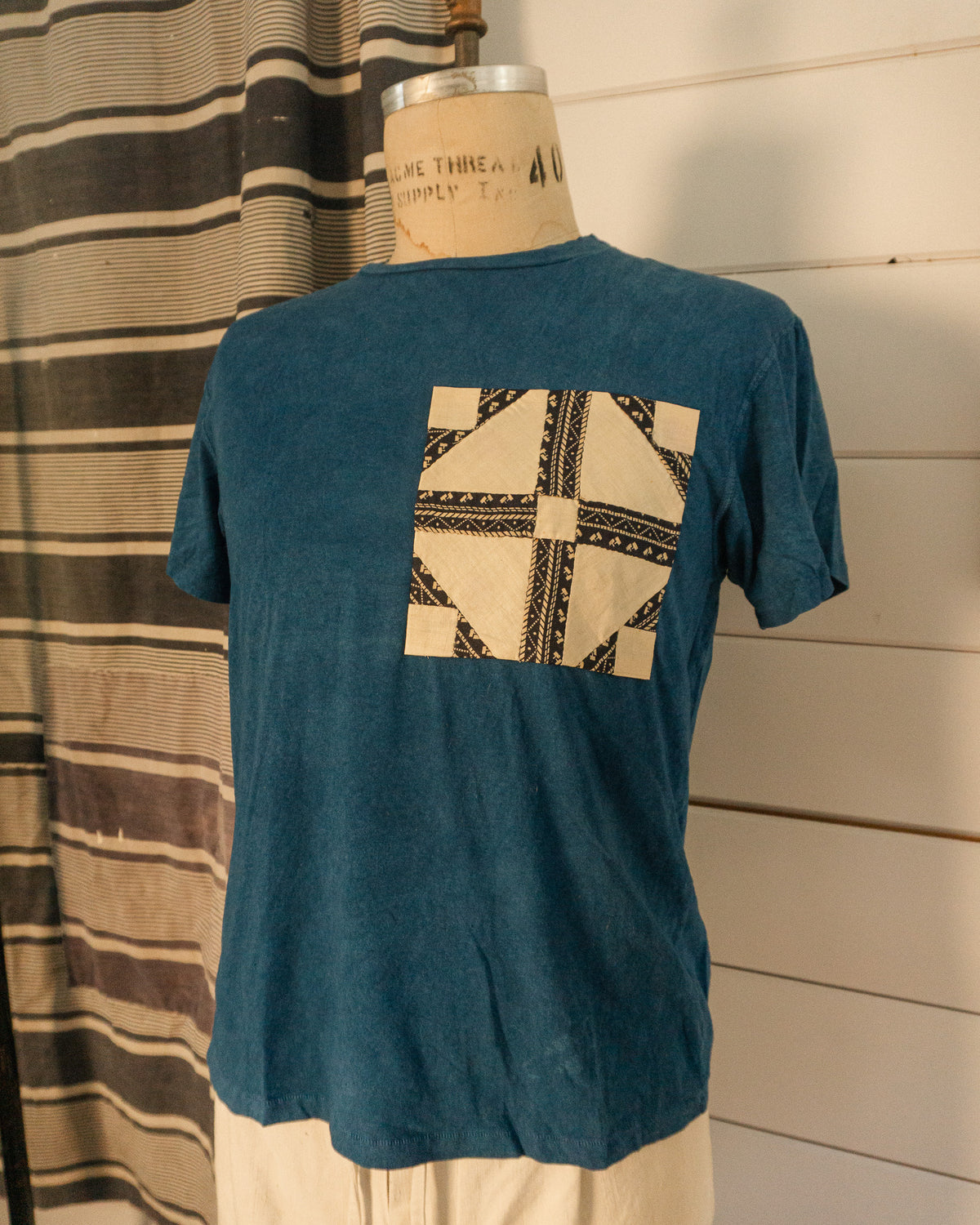 Quilt Patch Tee - M