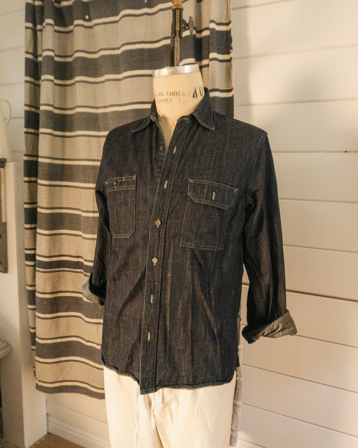 Denim Work Shirt - M