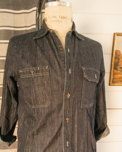 Denim Work Shirt - M